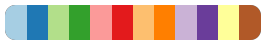 Rendered color gradient