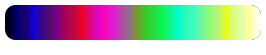 Rendered color gradient