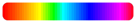 Rendered color gradient