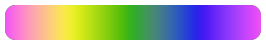 Rendered color gradient