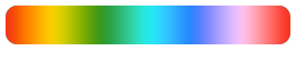 Rendered color gradient