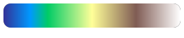 Rendered color gradient