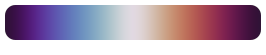 Rendered color gradient